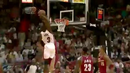 Nba Clip Of The Week: Dwayne Wade Smashes Through Anderson Varejao For A Dunk! 