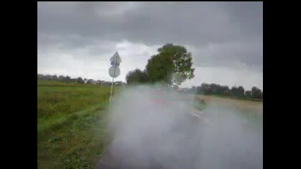 Bmw compact e36 328 ti Burnout palenie gumy compactem