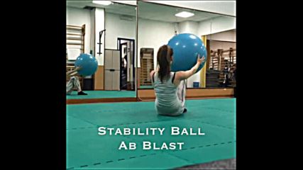 Stability ball abs blast