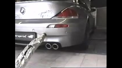 Bmw M6 with Supersprint Exhaust on Dyno