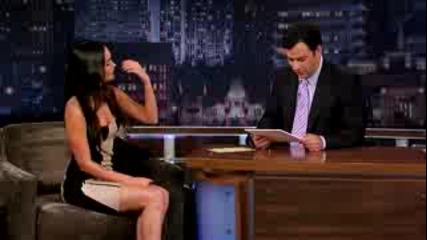 Megan Fox интервю с Jimmy Kimmel - 26.06.09