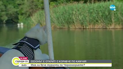 Сезонът е открит! С корабче по р.Камчия