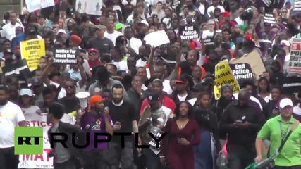 Кармело Антъни от "Ню Йорк Никс" се присъединява към протестиращите в Балтимор