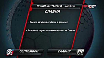 Славия гони първа победа в първенството срещу новака Септември