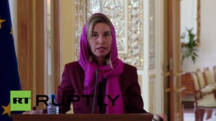 Iran: EU's Mogherini visits Iran to discuss nuclear deal