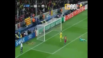 Barcelona разби Arsenal с 3:1 ( ( 08.03.2011 ) ) // Всички голове в мача на Шампионска лига 