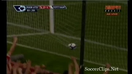 Man Utd 2 - 1 Tottenham (nani) 