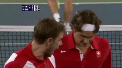 Tennis - Doubles Men (sui Vs.swe) 