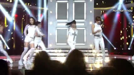 Nicole & Hara ( Kara ) - Only Girl [ New Mcs special dance stage ] @ Inkigayo (20.11.2011)