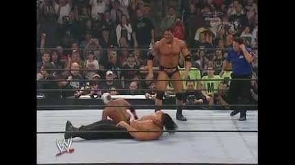 Unforgiven 2007 , Batista Bomb to Rey Mysterio [www.brockwwe.info]