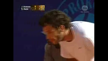 Rafael Nadal vs Jose Acasuso 2004 Orange Prokom Open - Final