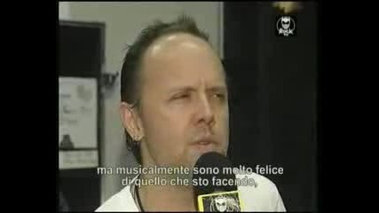 Интервю с Lars Ulrich в Милан (22.06.2009) + Част от концерта Pt 2/2