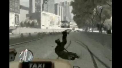 Grand Theft Auto 4 смешни падания Episode 4