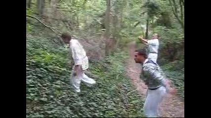 Карате Киокушин - Тренировка в гората