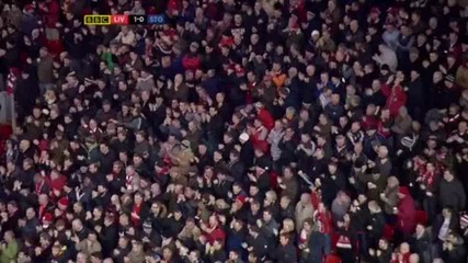 Liverpool 1 - 0 Stoke (meireles)