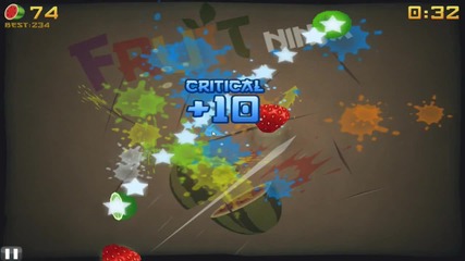 Fruit Ninja Hd gameplay 2