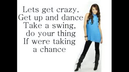 Hannah Montana - Lets Get Crazy +текст