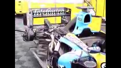 Renault F1 engine sound - We Are The Champions