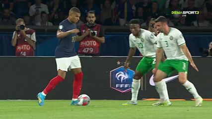Франция - Ирландия 1:0 /първо полувреме/