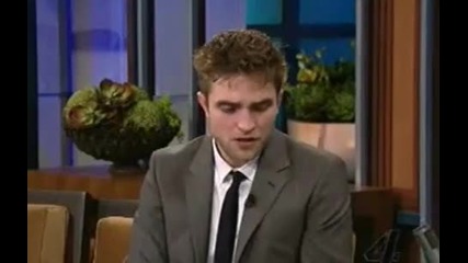 Robert Pattinson on Jay Lenos Show ;};} 