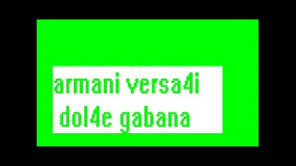 Armani Versa4i Dol4e Gabana