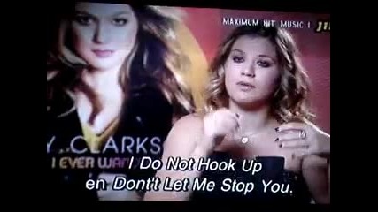 Kelly Clarkson Interview Maximum Hit Music Belgium March 2009 