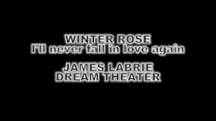 Winter Rose - Ill never fall in love again