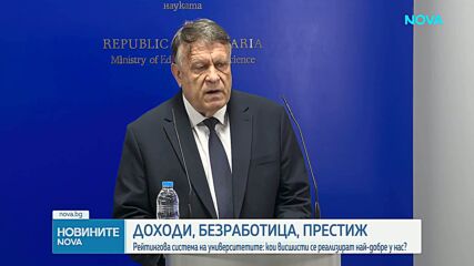 Рейтингова система на университетите: кои висшисти се реализират най-добре у нас