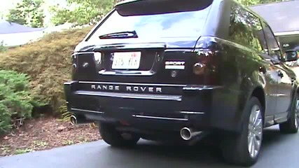 Range Rover Sport Supercharged With Custom Exhaust