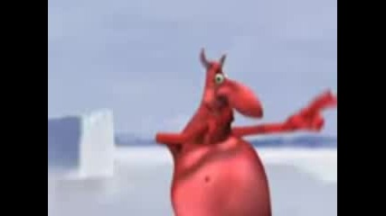 Funny Devil Dancing