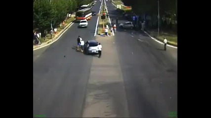 ужасяваща катастрофа на пътя