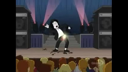 Кралят на Попа танцува супер яко във Family Guy