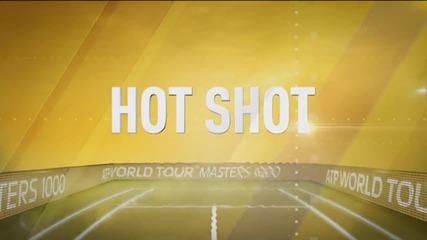 Indian Wells 2014 - Haas Hits a Hot Shot Past Federer