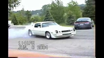 81 Camaro Burnout