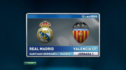 Real Madrid 1-1 Valencia. 2012-13