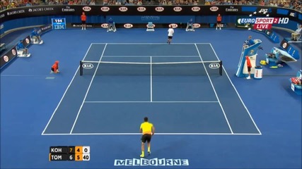 Бърнард Томич - Филип Колшрайбер ( Australian Open 2015 )