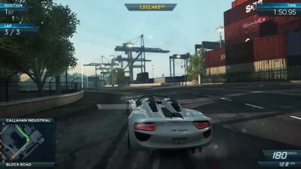 Need For Speed Most Wanted 2012 - Porsche 918 Spyder Concept - Cold Burn