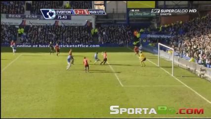 Everton 3 - 1 Manchester U. 