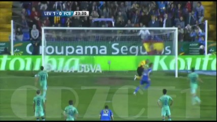 Леванте - Барселона 1 - 2 14.04.2012