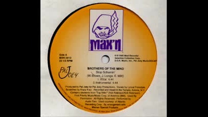 Brothers Of The Mind - Stop Schemin