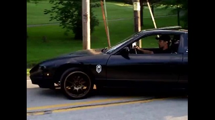 240sx Red Burnout