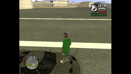 Gta Sa Cj Пикае На Покрива На Кола