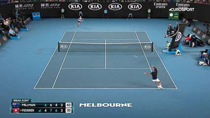 Roger Federer vs John Millman Extended Highlights Australian Open 2020 R3 Eurosport 1080p