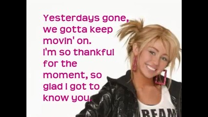 Hannah Montana Forever - Ill Always Remember You With Lyrics On Screen 