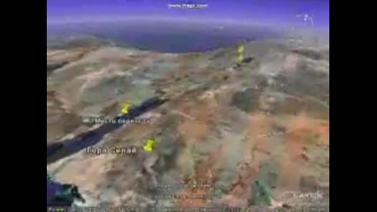 Google Earth - места описани в Библията