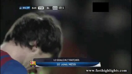 Лионел Меси разнищи "аспирините", Барселона унищожи Байер със 7:1