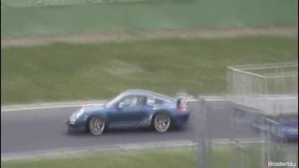 Синьо Porsche 911 Gt3 Rs 