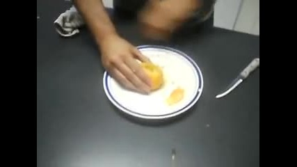 Как да създадем огън само с 1 портокал