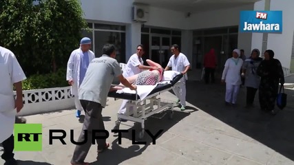 Tunisia: Hospital chaos as 37 killed in beach resort attack