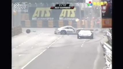 Макао Grand Prix 2011 Gt Cup - голяма катастрофа
